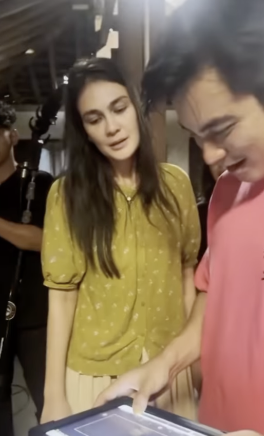 Luna Maya syuting film Sukma